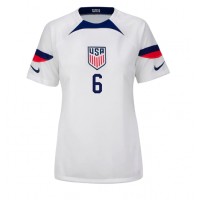 United States Yunus Musah #6 Replica Home Shirt Ladies World Cup 2022 Short Sleeve
